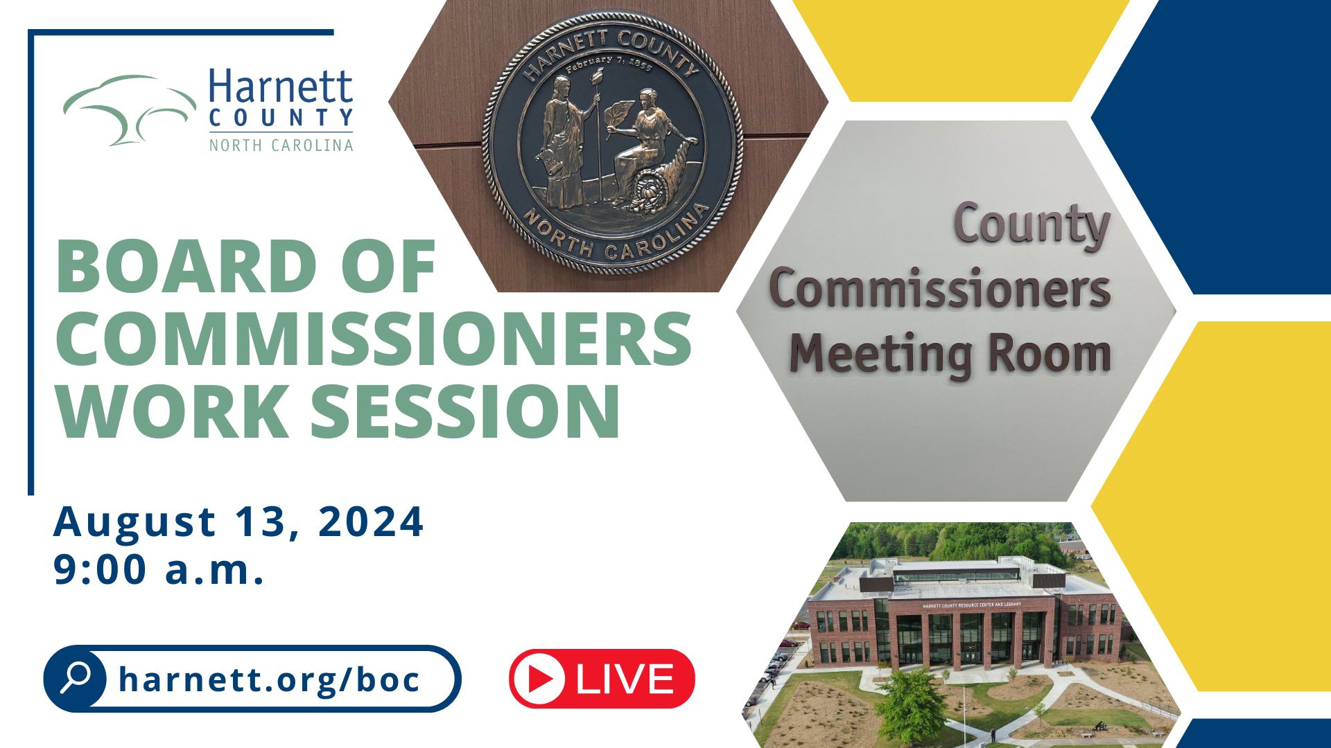 Harnett County Board of Commissioners Work Session