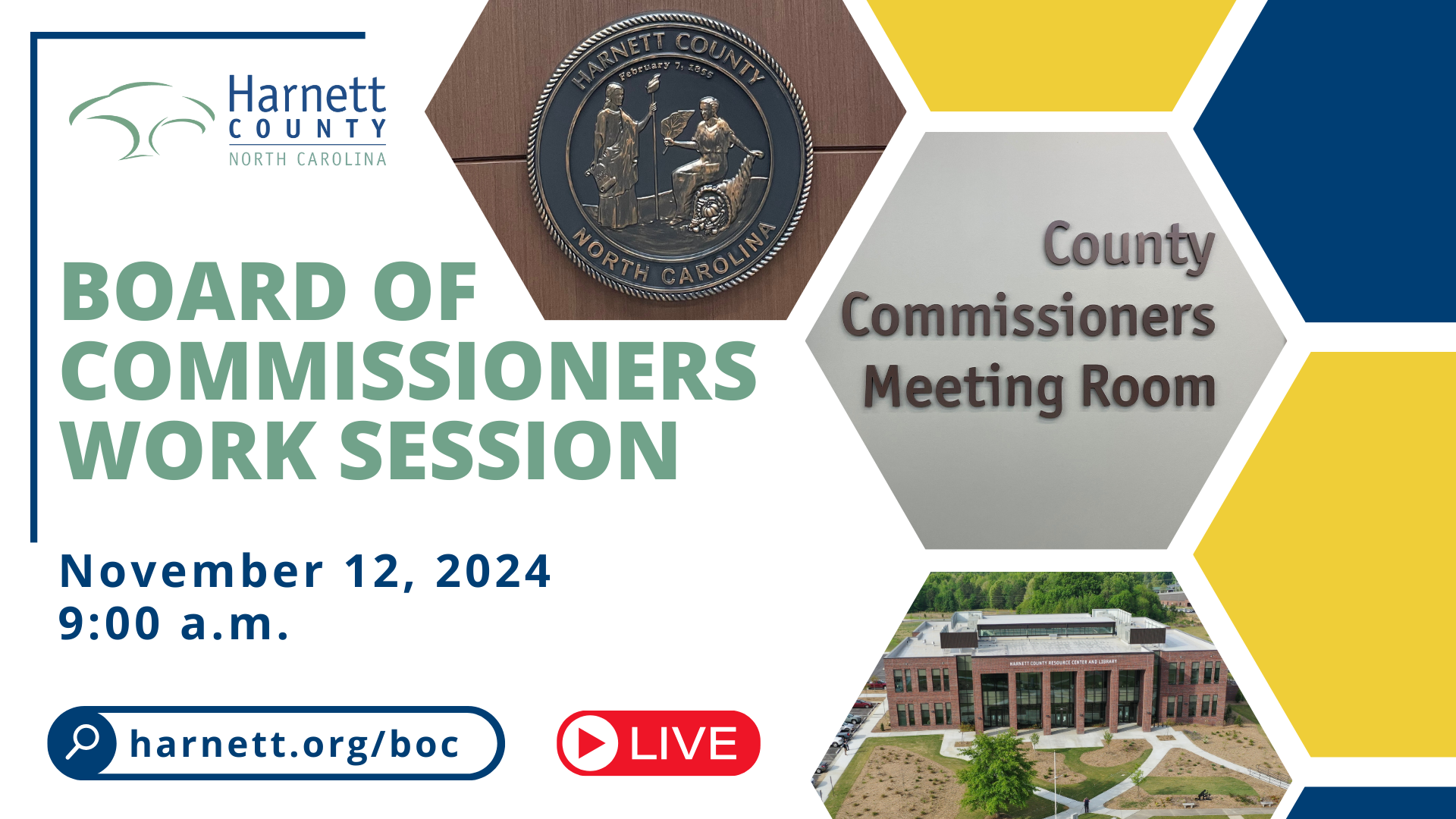 Harnett County Board of Commissioners Work Session