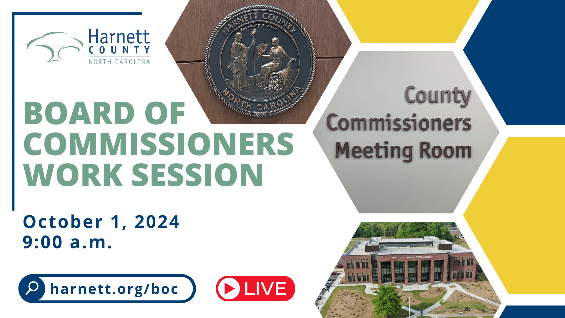 Harnett County Board of Commissioners Work Session