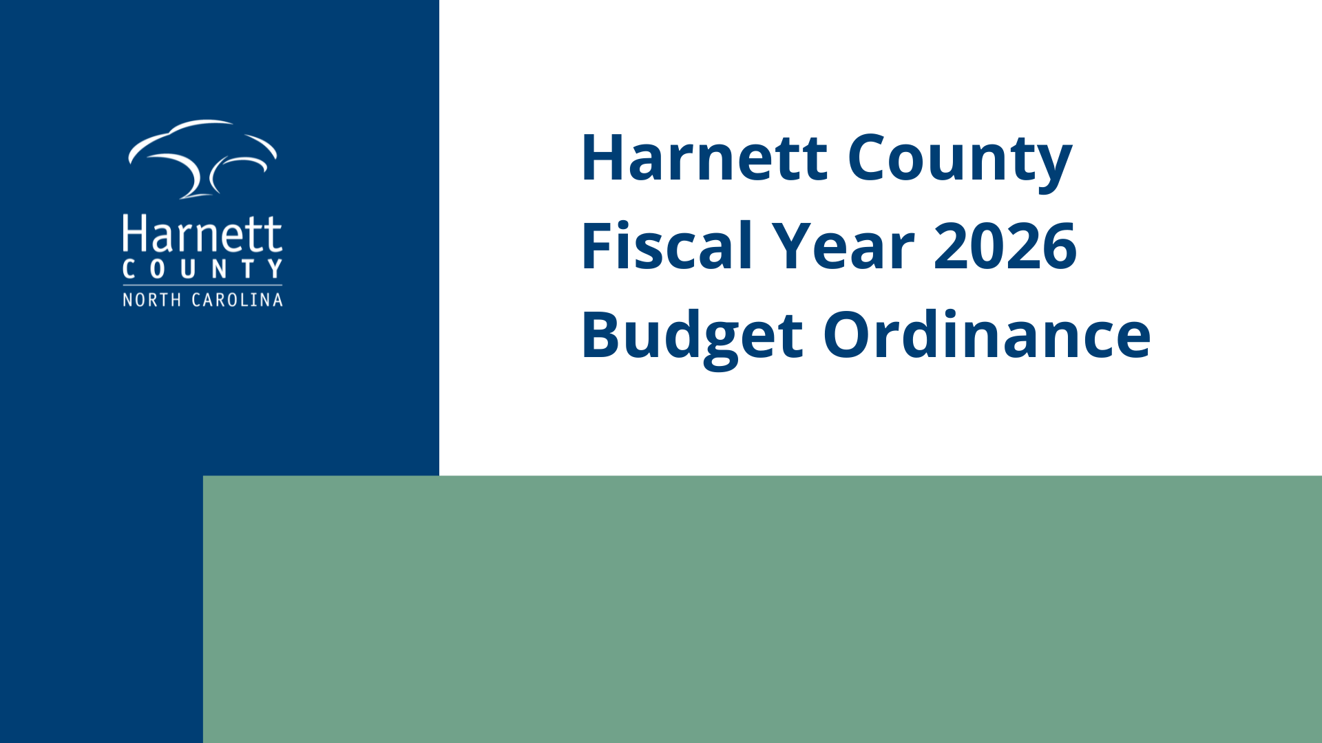 2025-2026 Budget Ordinance