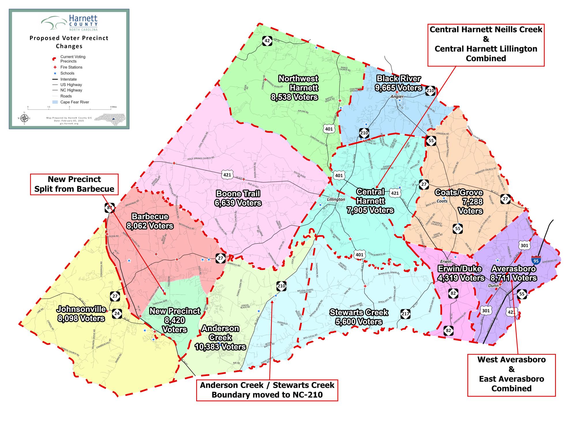 Board of Elections Proposed Voting Precinct Changes