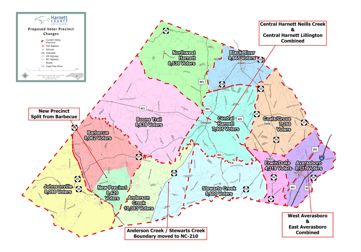 Proposed Precinct Changes Overview