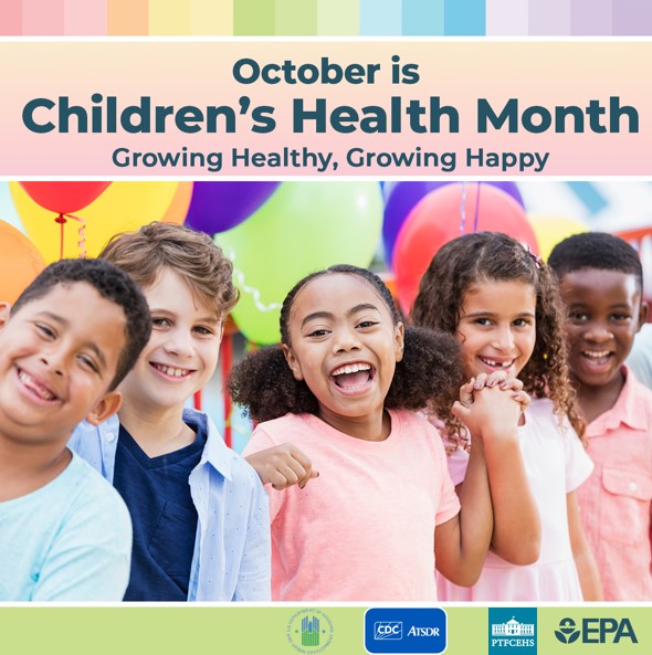 National Children's Health Month is celebrated in October. 