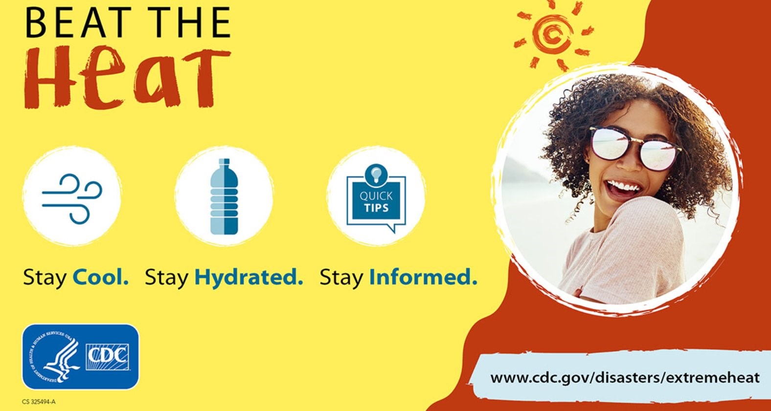 Staying cool, hydrated, and informed are the best ways to keep yourself safe in summer weather. Learn more: 