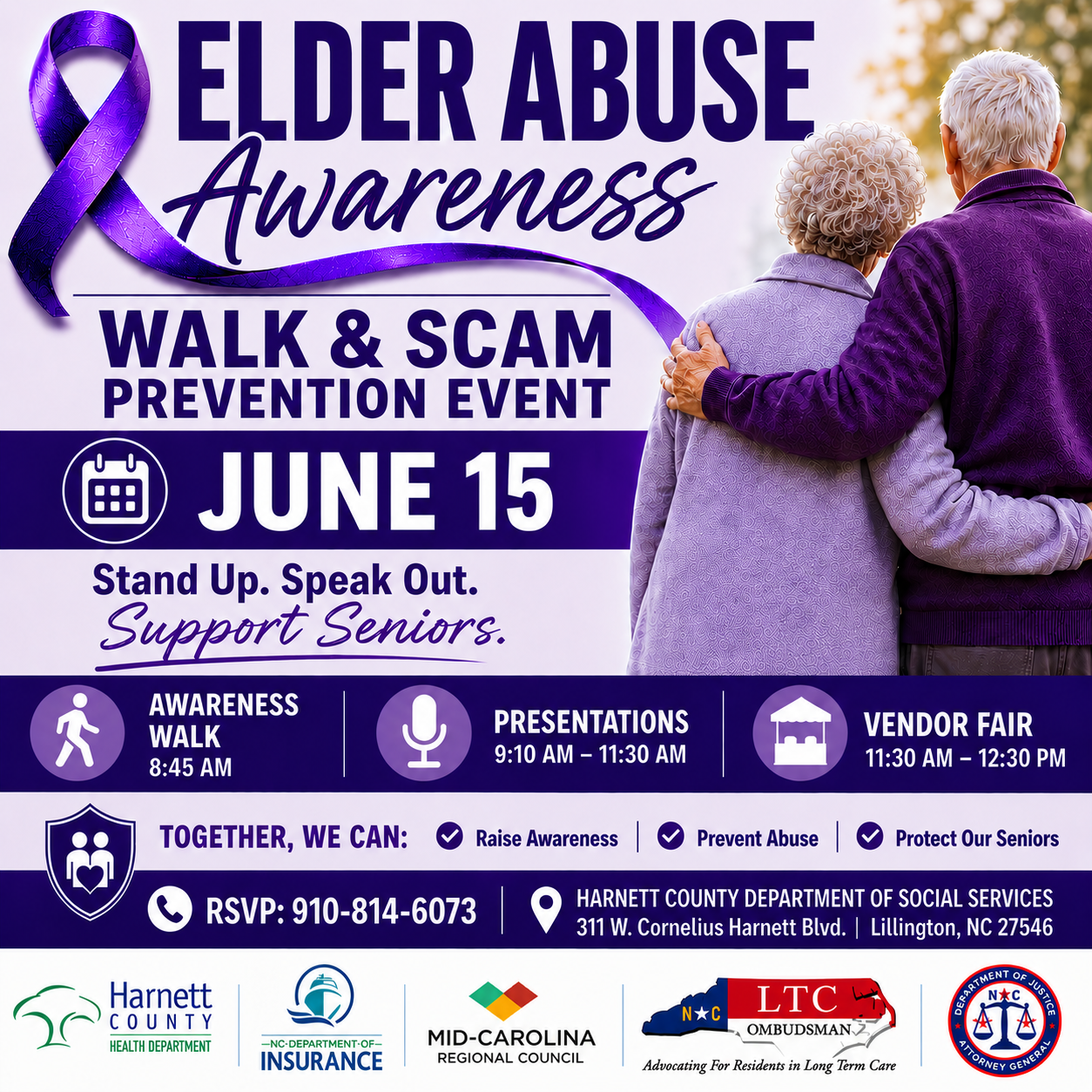 Elder Abuse Awareness Walk & Scam Prevention Event