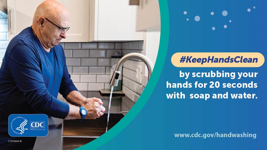 Handwashing with soap is one of the best ways to stay healthy.