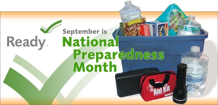 September is National Preparedness Month