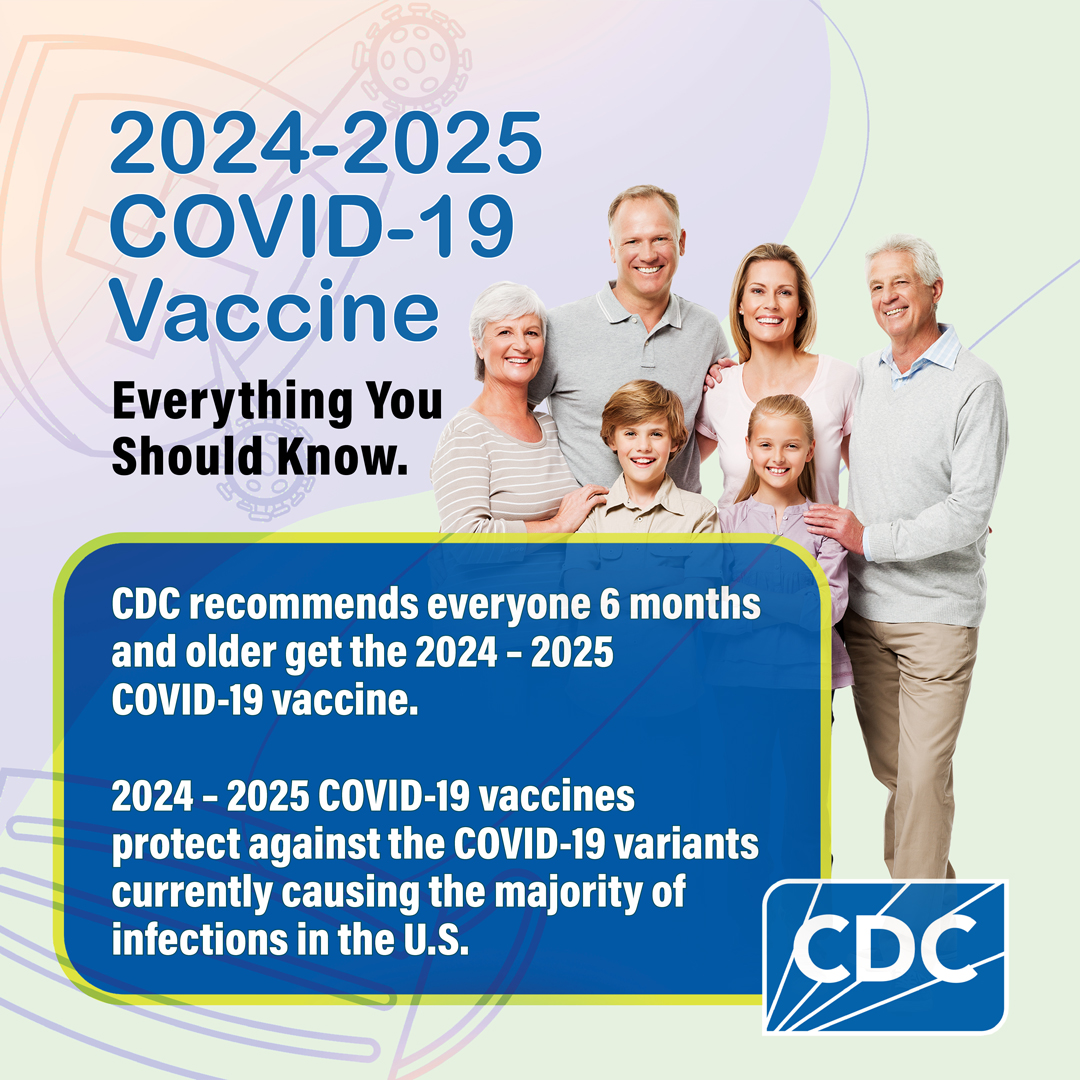 Staying Up to Date with COVID-19 Vaccines: The Health Department has the updated COVID-19 Vaccine-(Pfizer only) call our office 910-893-7550. 