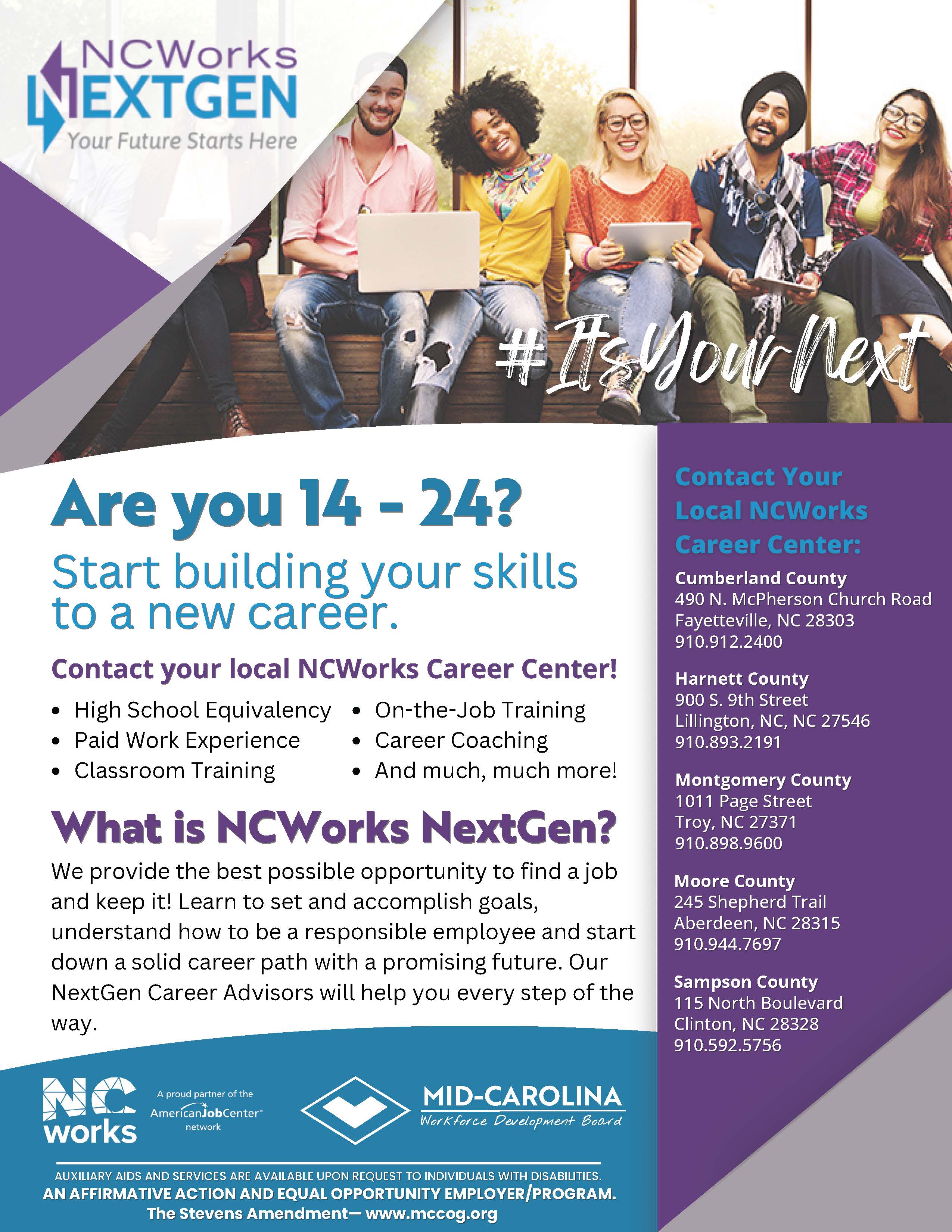  WIOA NextGen Program 
