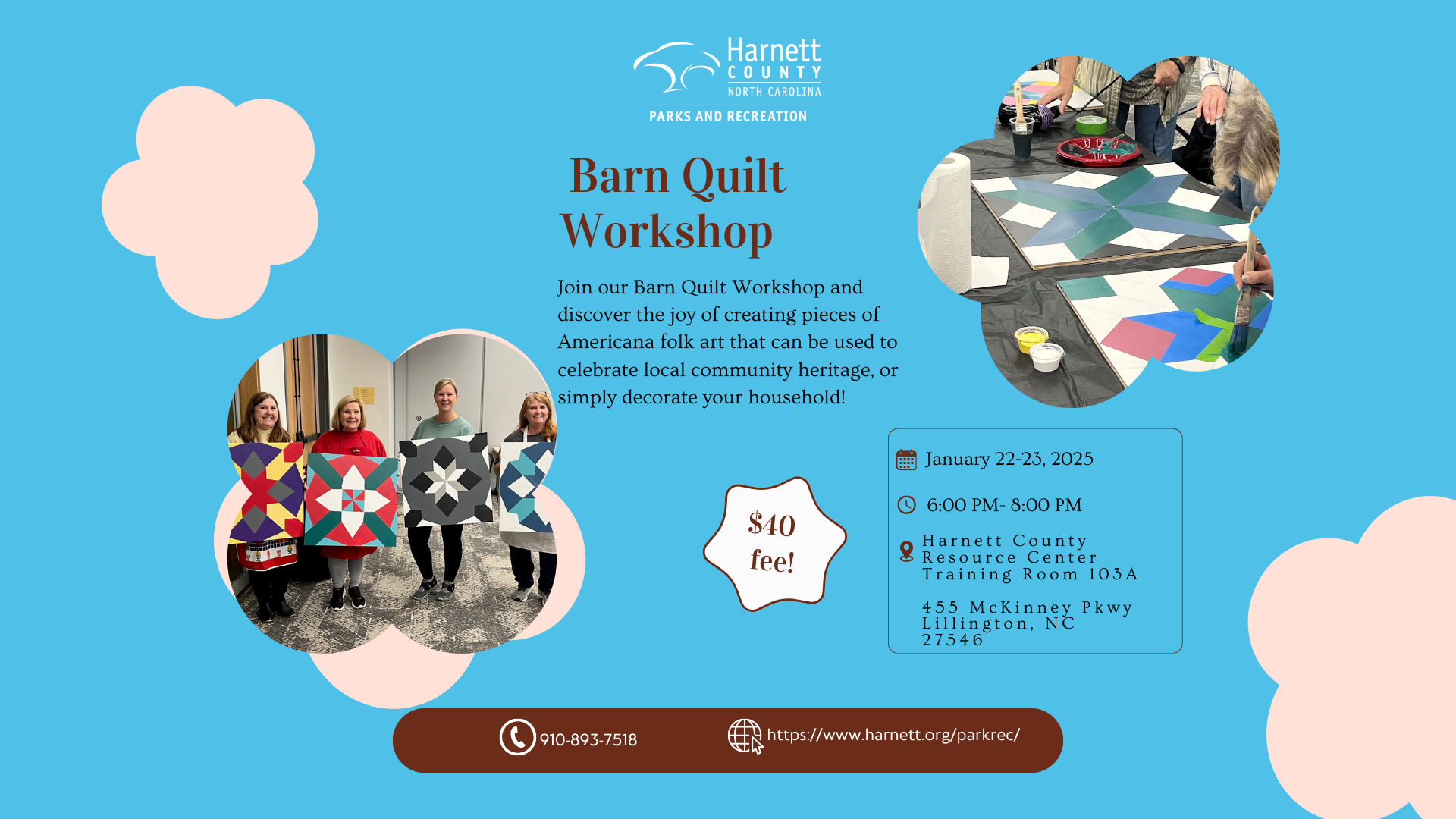 January 2025 Barn Quilt Workshop!