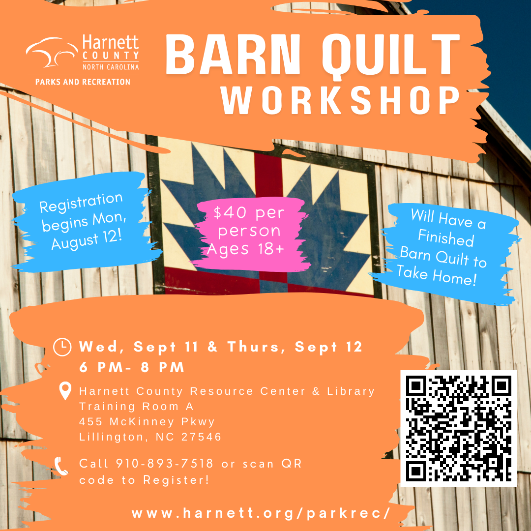 September 2024 Barn Quilt Workshop!