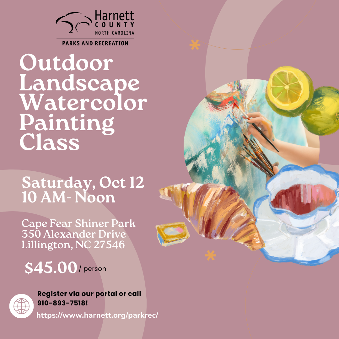 Outdoor Landscape Watercolor Class- October 12