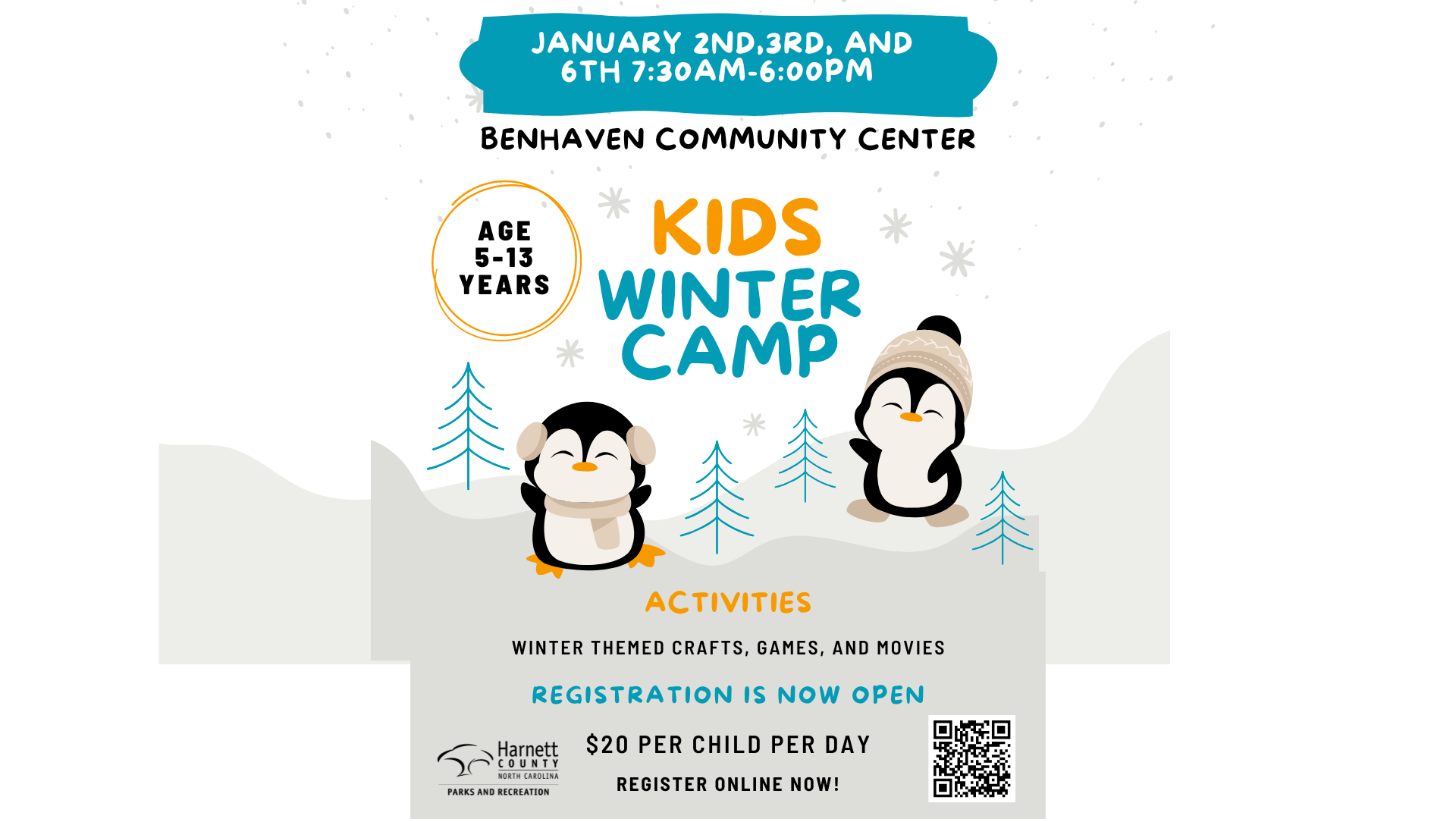 Winter Day Camp- Benhaven Community Center