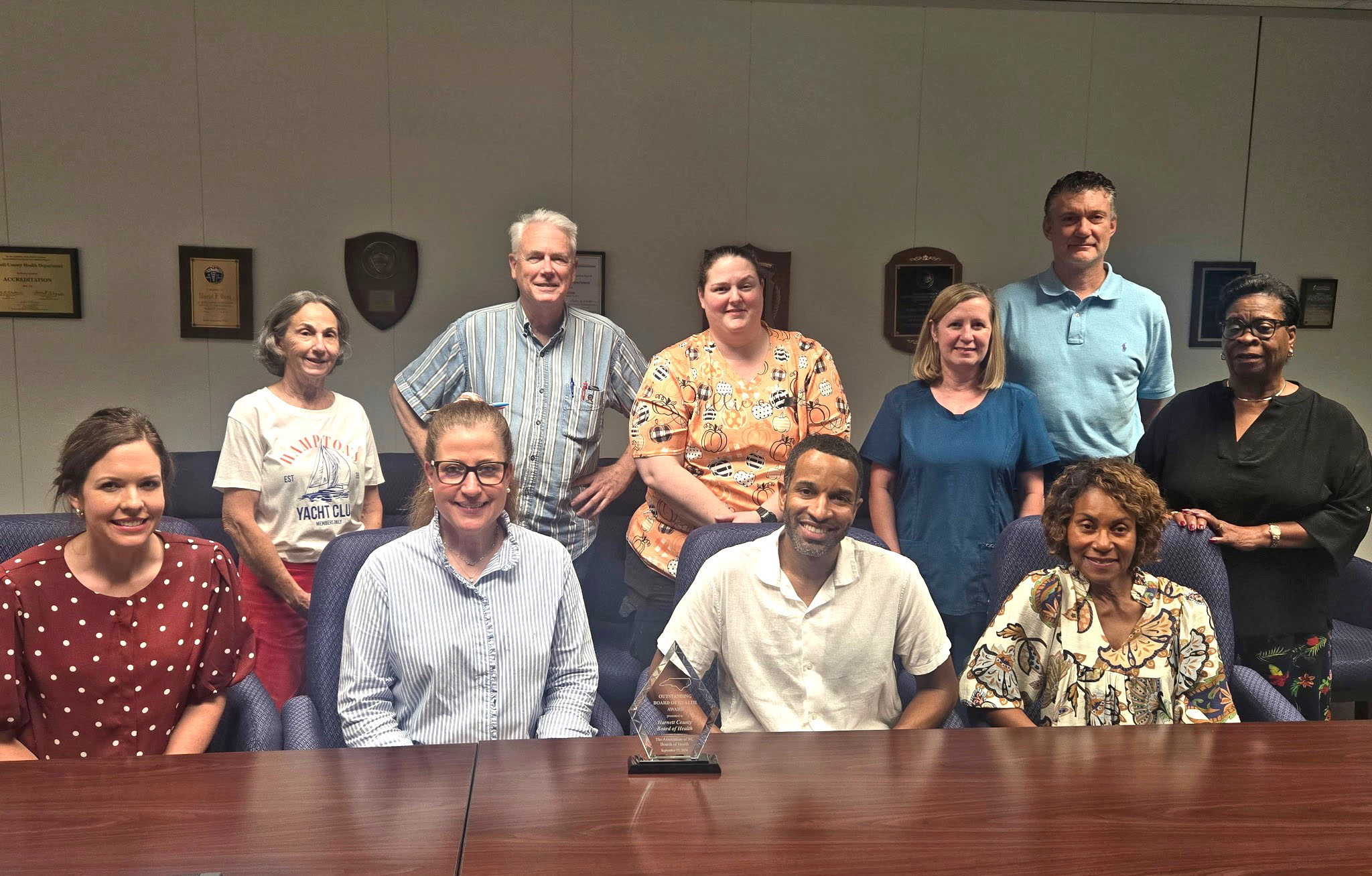 Harnett County Board of Health members