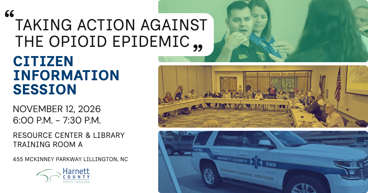 Pic 1: Emergency Medical Services staff. Pic 2: Opioid Task Force meeting. Pic 3: EMS vehicle.