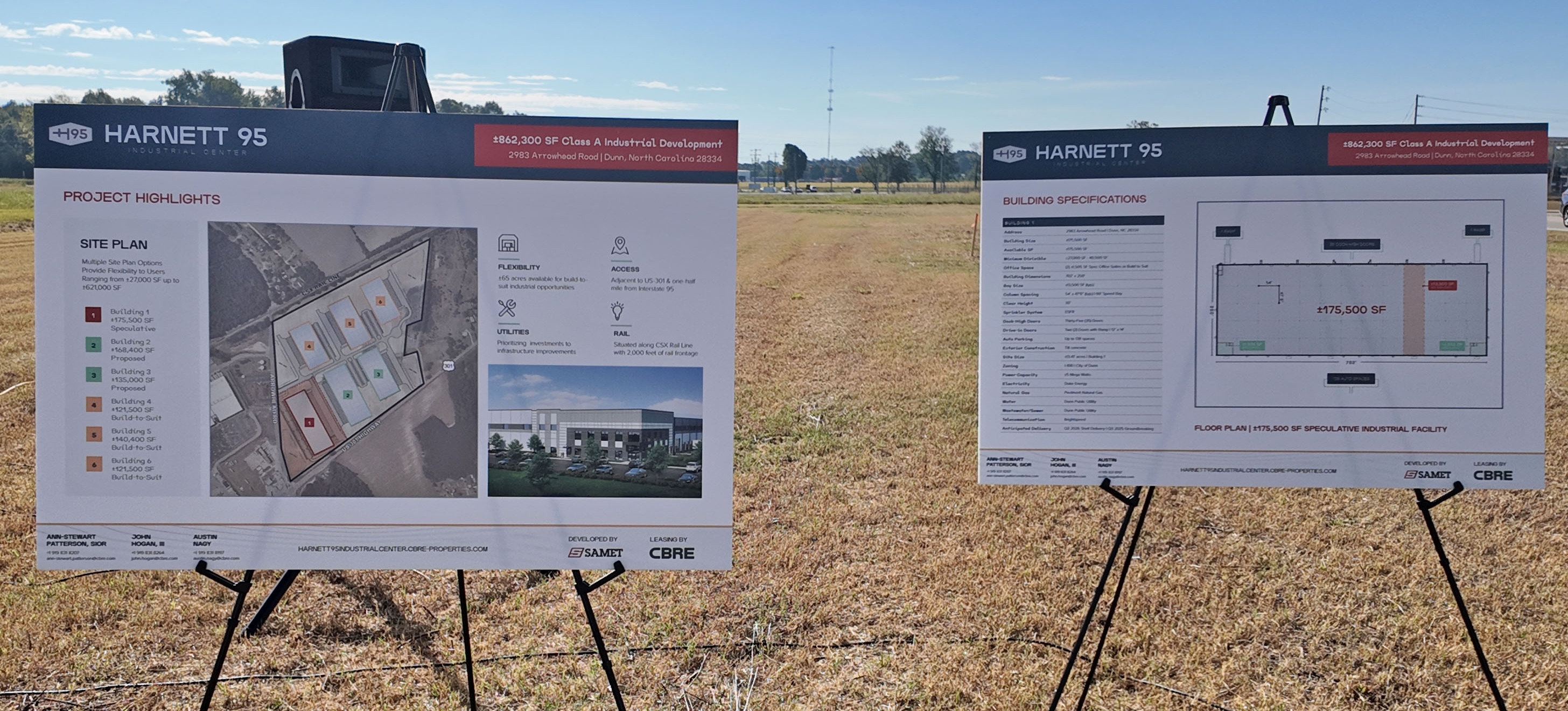 Image of the building rendering and project highlights